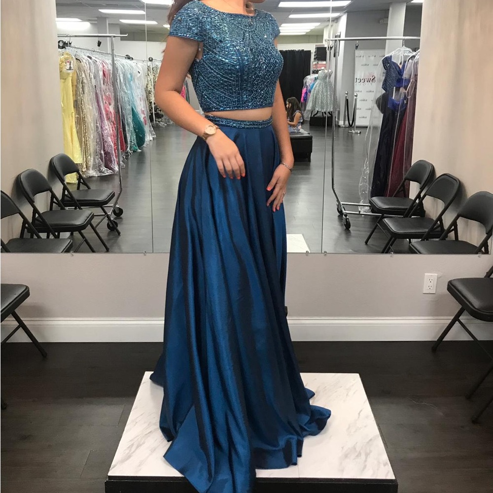 Sherri Hill two piece prom dress